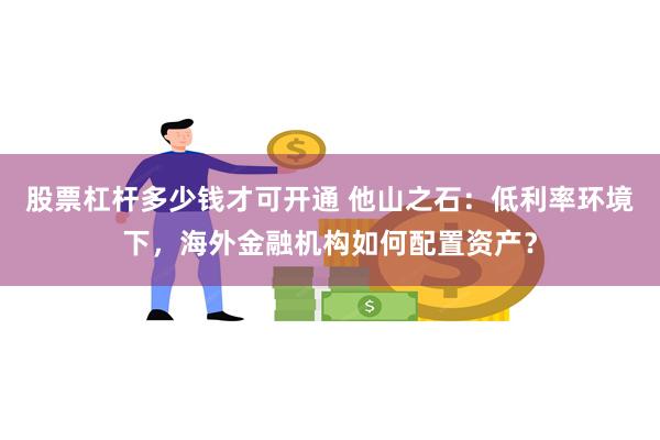 股票杠杆多少钱才可开通 他山之石：低利率环境下，海外金融机构如何配置资产？