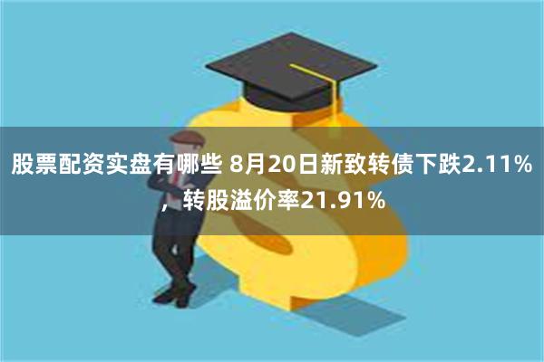 股票配资实盘有哪些 8月20日新致转债下跌2.11%，转股溢价率21.91%