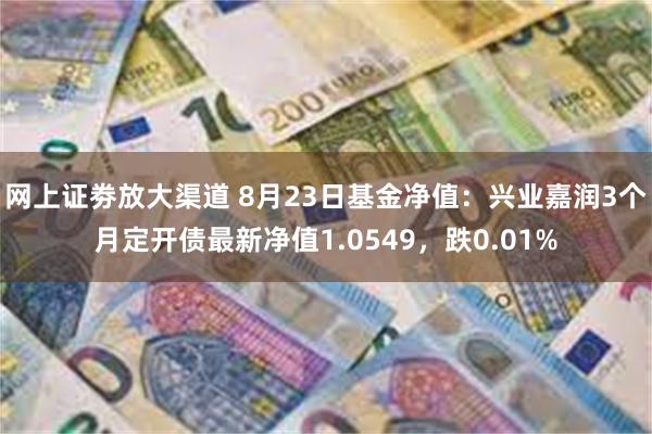 网上证劵放大渠道 8月23日基金净值：兴业嘉润3个月定开债最新净值1.0549，跌0.01%