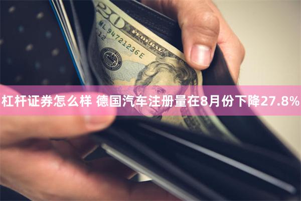 杠杆证券怎么样 德国汽车注册量在8月份下降27.8%