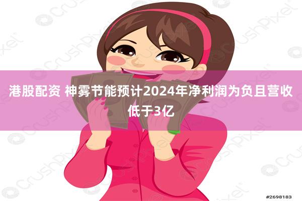 港股配资 神雾节能预计2024年净利润为负且营收低于3亿